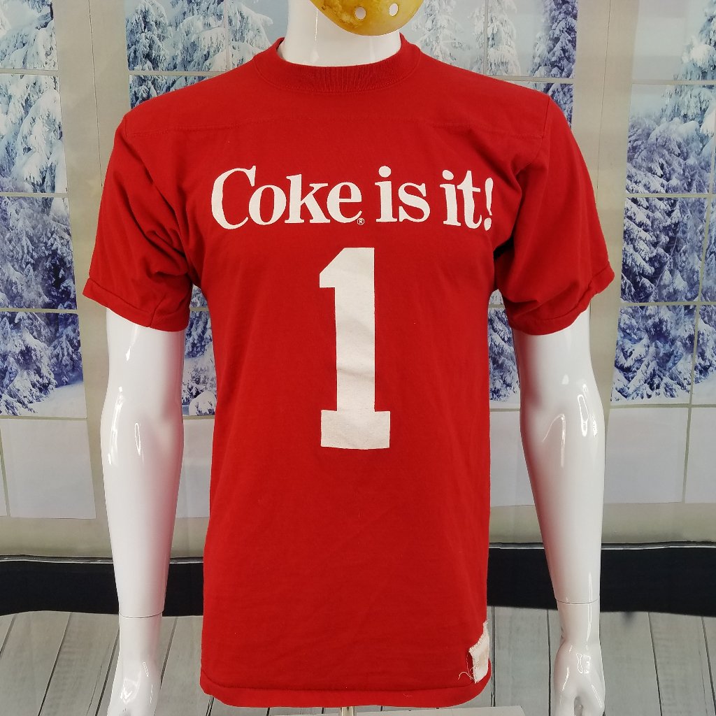 Vintage Coke T-Shirt Soccer Tee Shirt